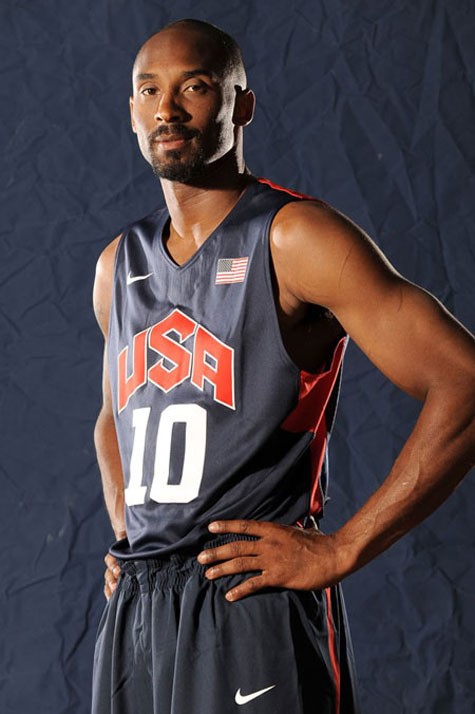Siêu sao của đội bóng rổ Mỹ Kobe Bryant được đánh giá cao bởi nụ cười tự tin của mình